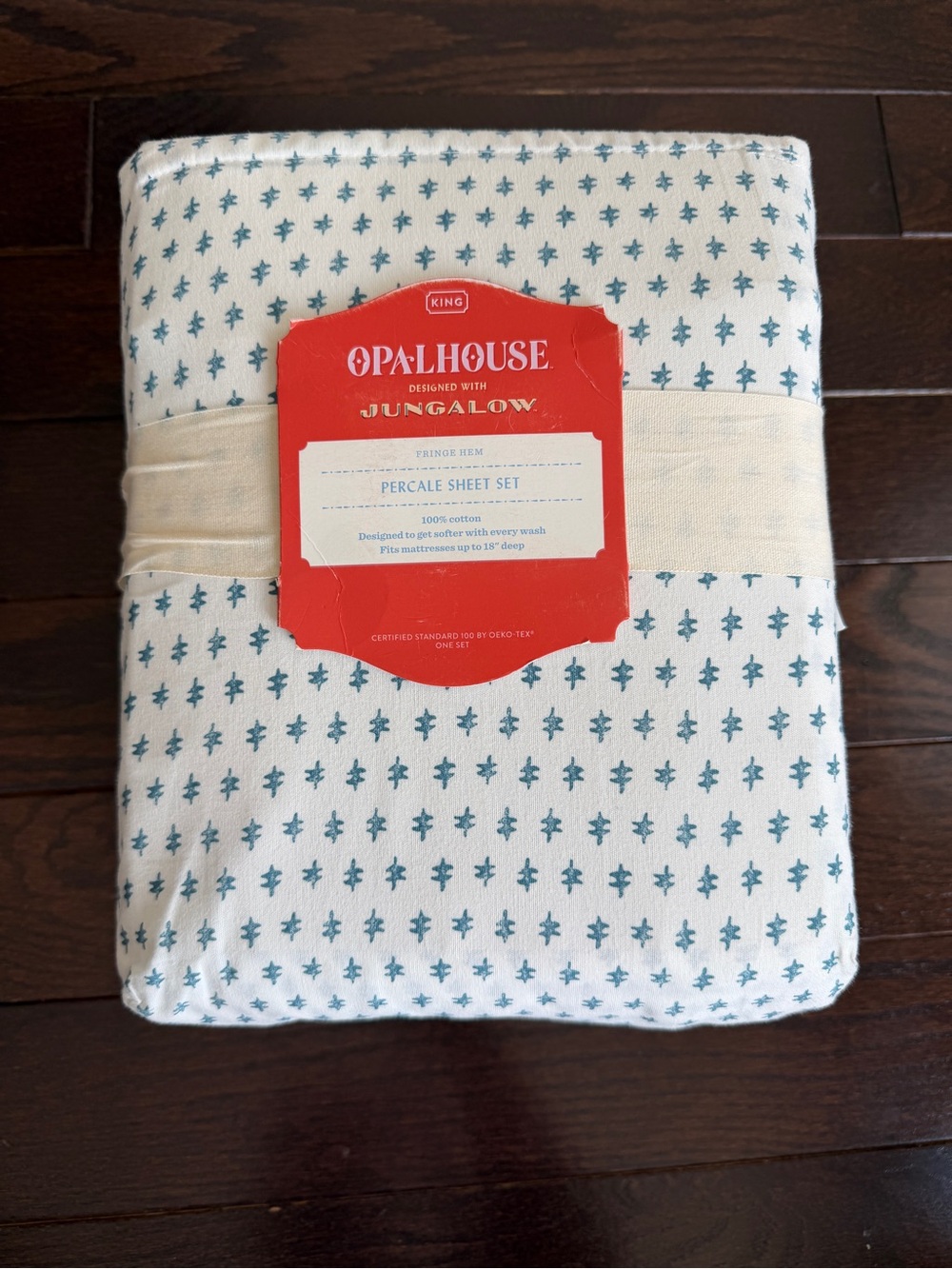 Opalhouse Designed with Jungalow - Percale Sheet Set - King size - 100% cotton